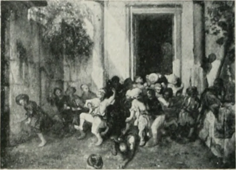 An illustration from Art in France, 1911, leaf 363
