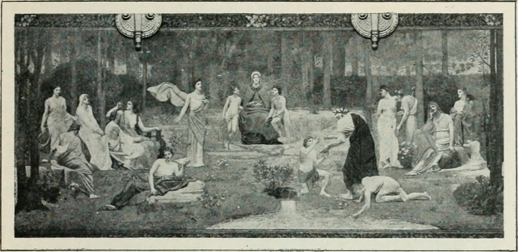An illustration from Art in France, 1911, leaf 404