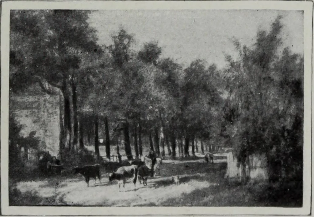 An illustration from Art in Great Britain and Ireland, 1909, leaf 242