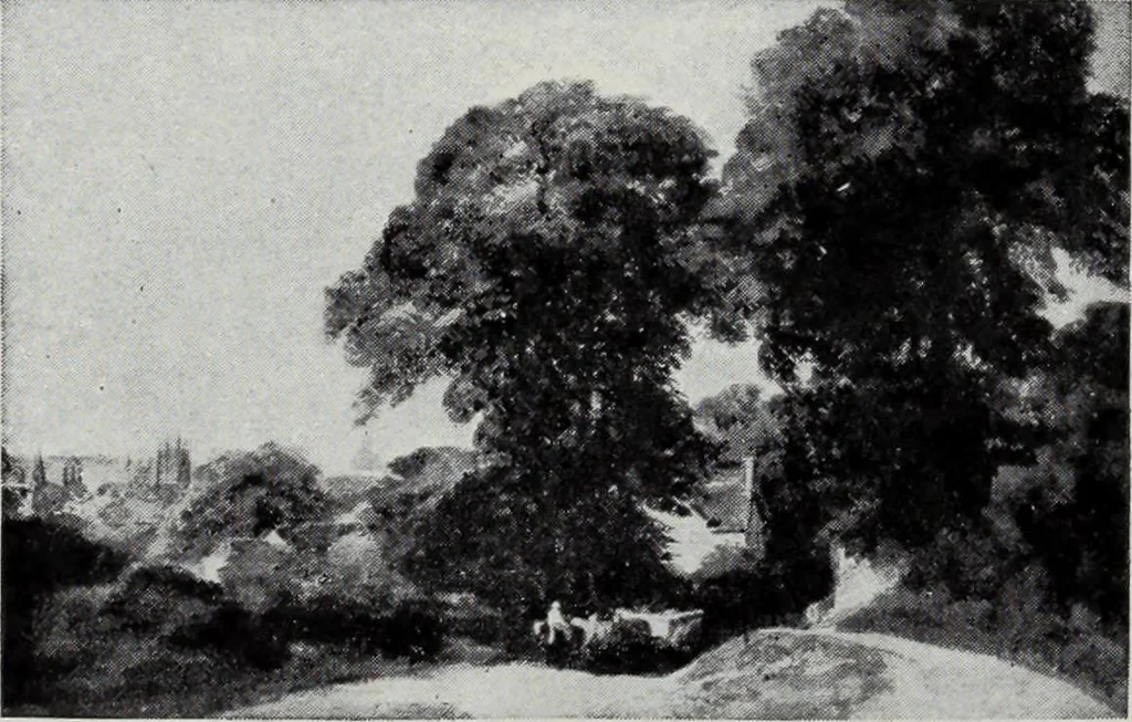 An illustration from Art in Great Britain and Ireland, 1909, leaf 295