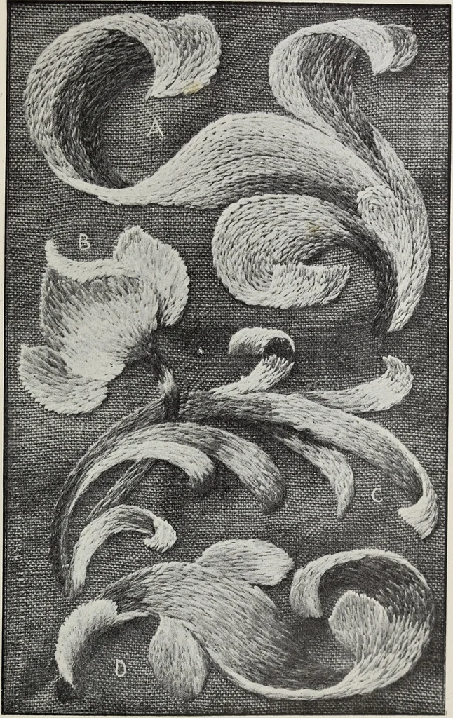 An illustration from Art in needlework; a book about embroidery, 1900, leaf 128