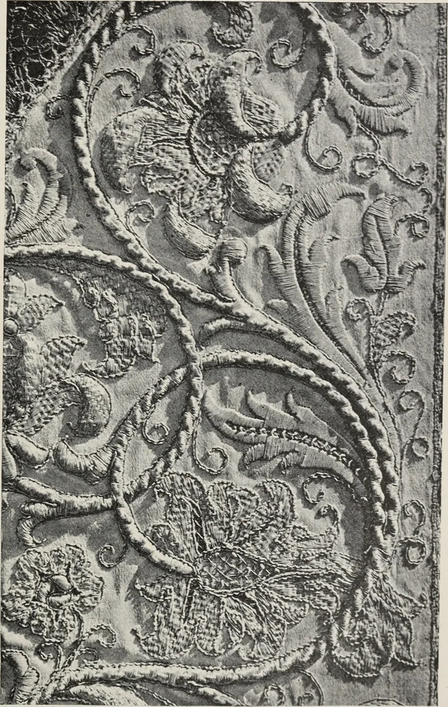 An illustration from Art in needlework; a book about embroidery, 1900, leaf 244