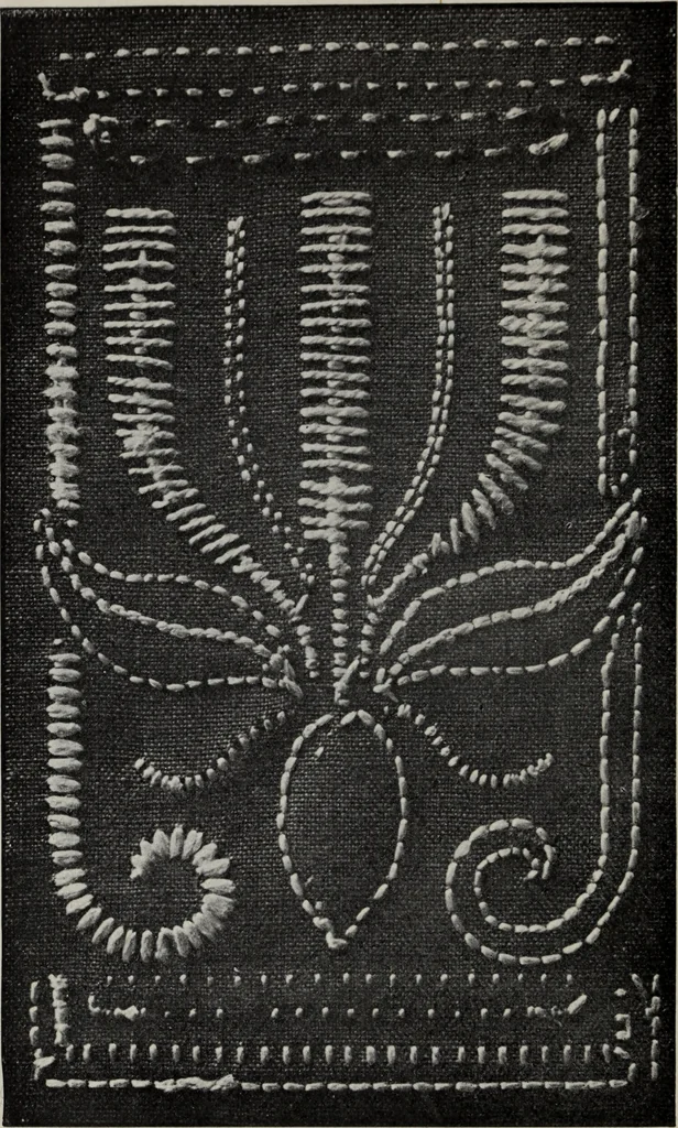 An illustration from Art in needlework; a book about embroidery, 1900, leaf 77
