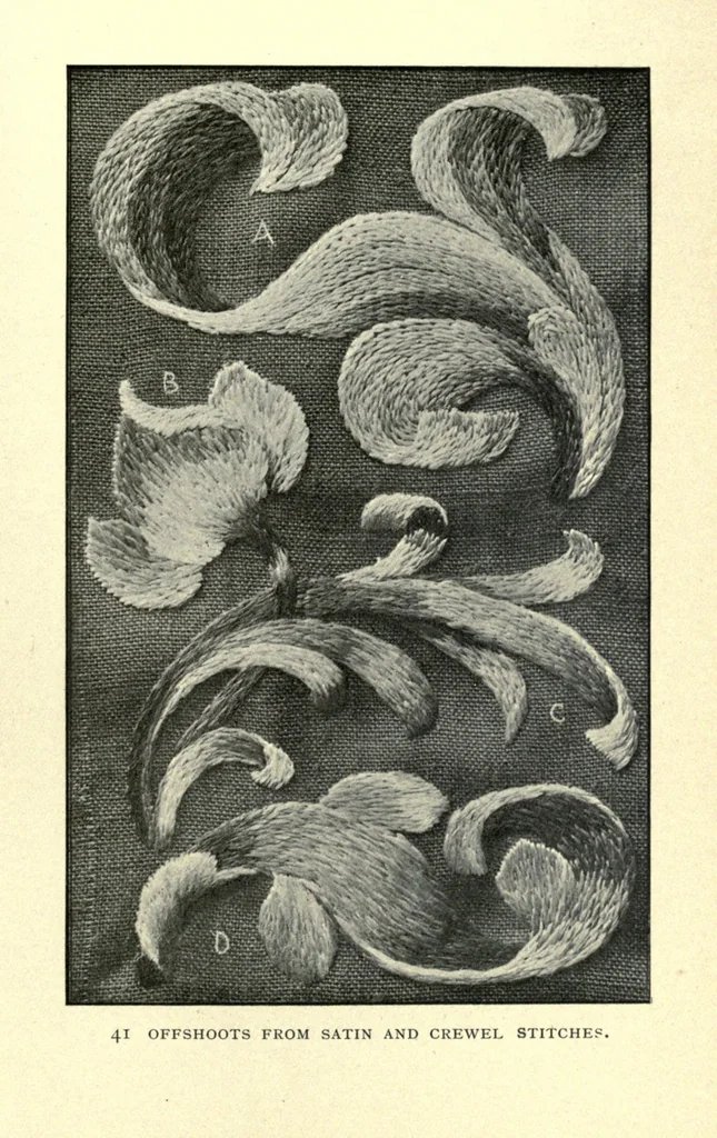 An illustration from Art in needlework; a book about embroidery, 1900, leaf 129