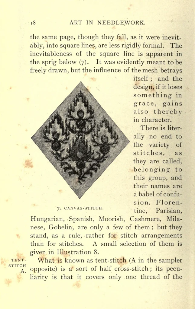 An illustration from Art in needlework; a book about embroidery, 1900, leaf 46