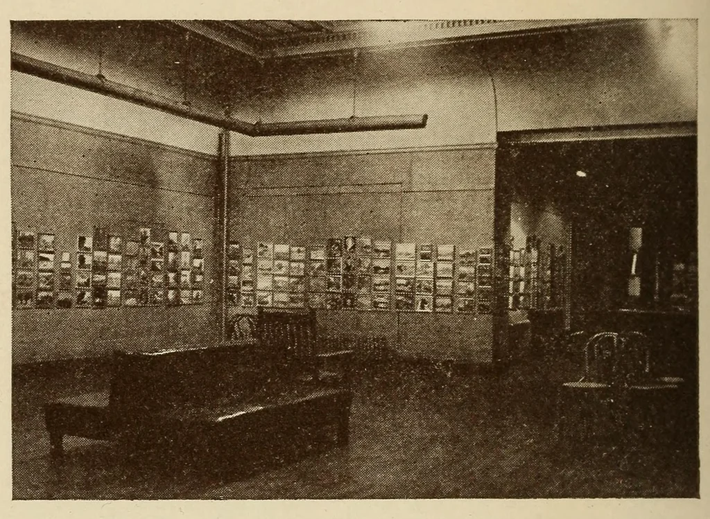 An illustration from Art in New York, 1922, leaf 16