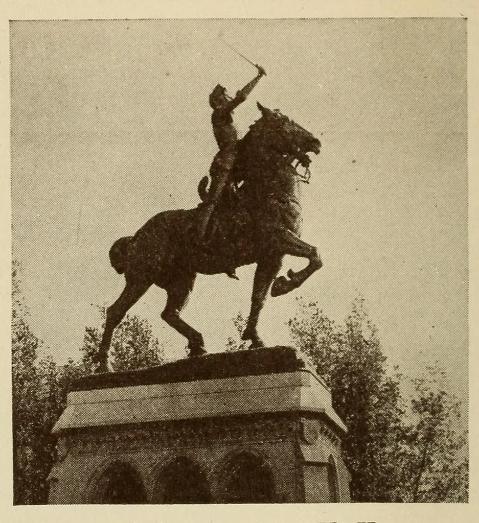 An illustration from Art in New York, 1922, leaf 28
