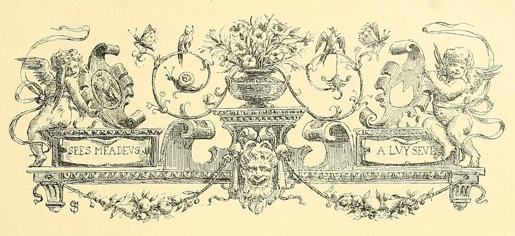 An illustration from Artistes oubliés, 1902, leaf 13