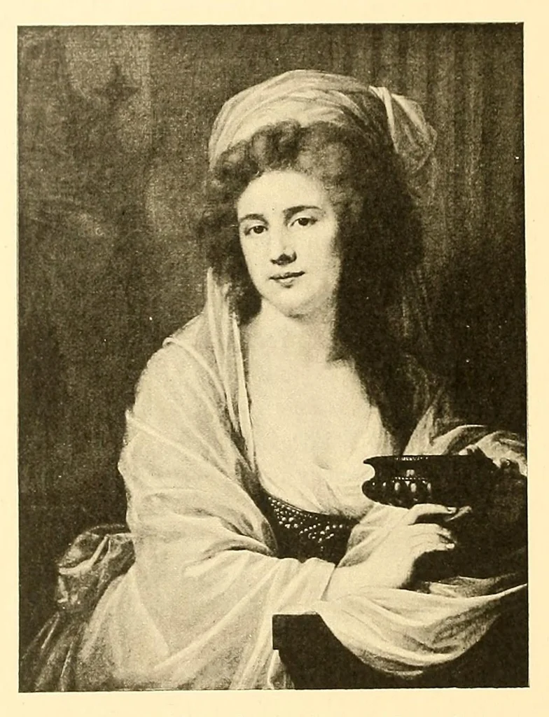 An illustration from Artistes oubliés, 1902, leaf 130