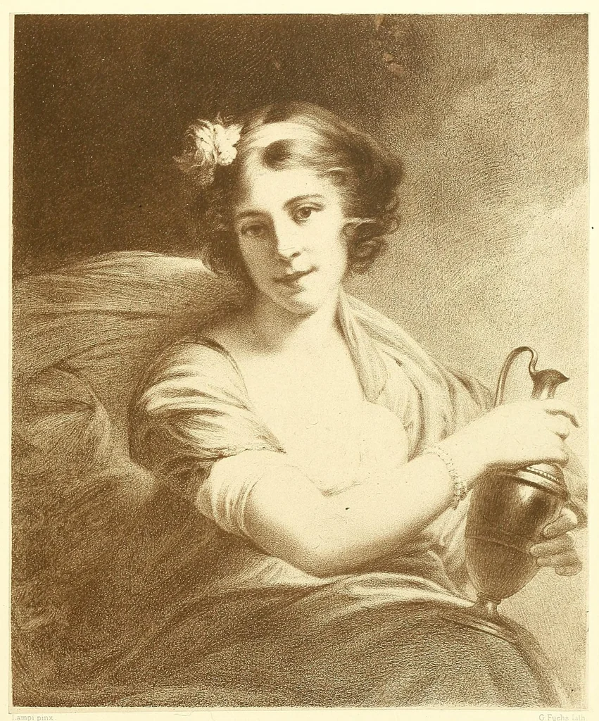 An illustration from Artistes oubliés, 1902, leaf 145