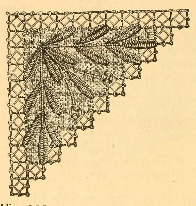 An illustration from Artistic embroidery; containing practical instructions in the ornamental branches of needlework, 1880, leaf 132