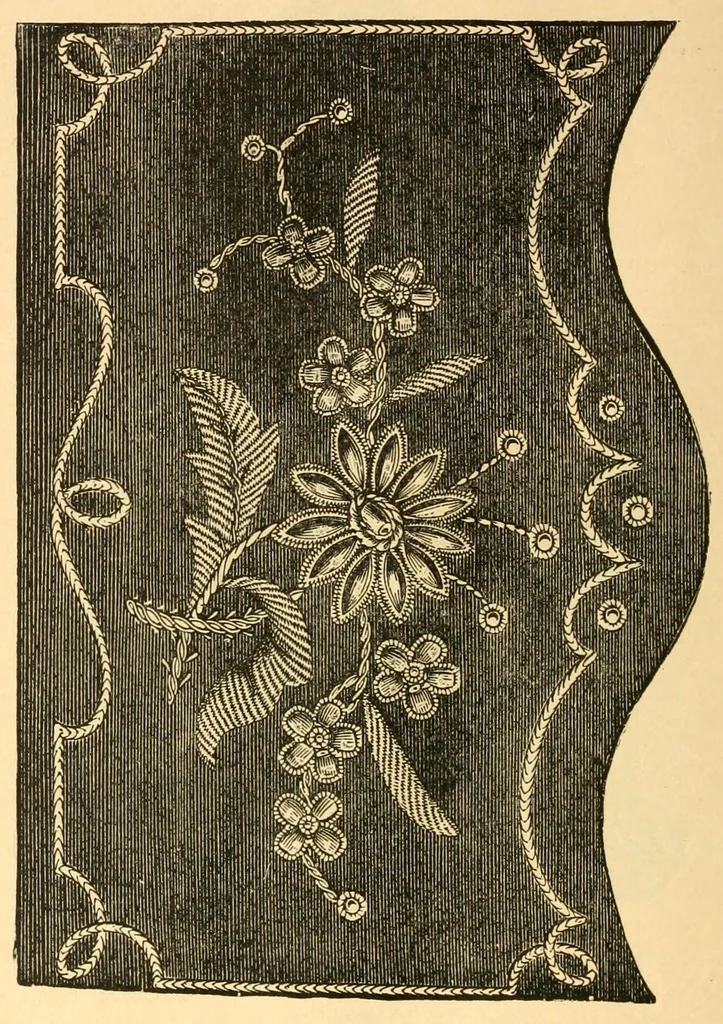 An illustration from Artistic embroidery; containing practical instructions in the ornamental branches of needlework, 1880, leaf 66