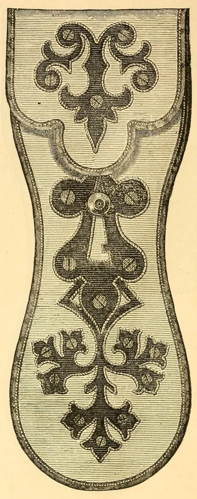 An illustration from Artistic embroidery; containing practical instructions in the ornamental branches of needlework, 1880, leaf 80