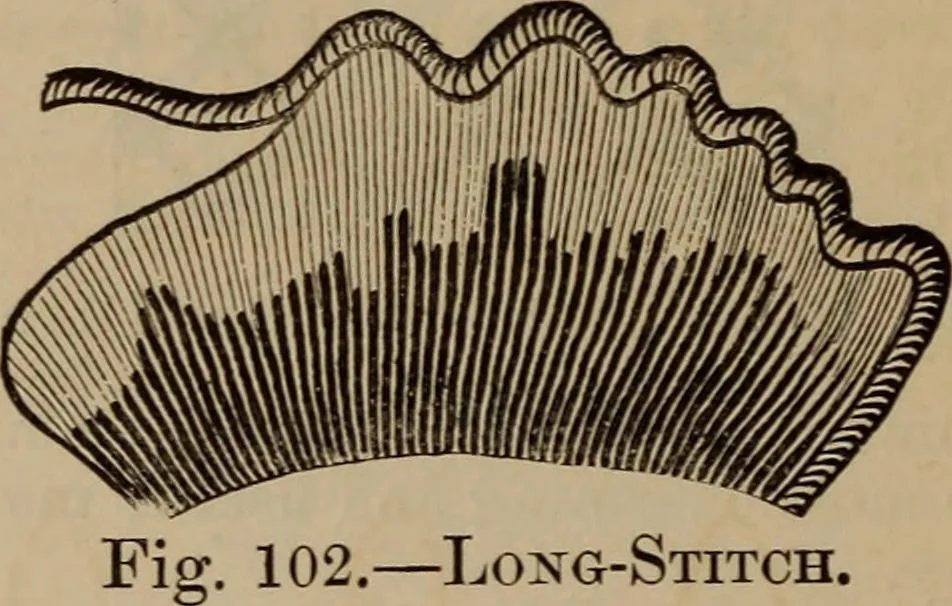 An illustration from Artistic embroidery : containing practical instructions in the ornamental branches of needlework, 1880, leaf 111