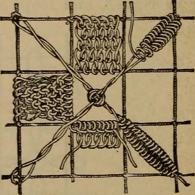 An illustration from Artistic embroidery : containing practical instructions in the ornamental branches of needlework, 1880, leaf 123