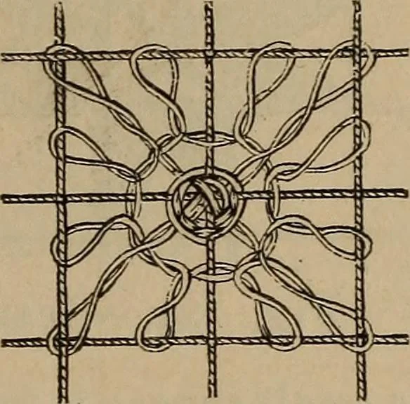 An illustration from Artistic embroidery : containing practical instructions in the ornamental branches of needlework, 1880, leaf 124