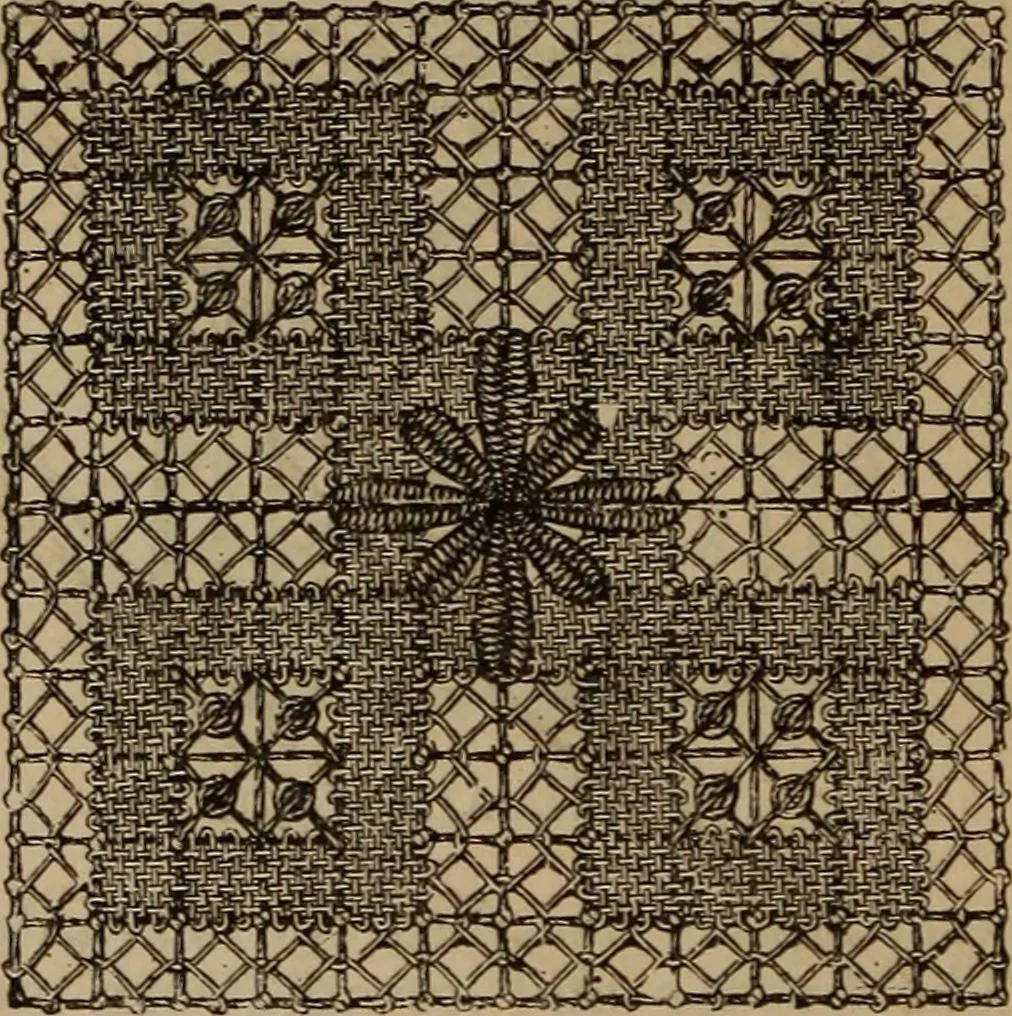 An illustration from Artistic embroidery : containing practical instructions in the ornamental branches of needlework, 1880, leaf 127