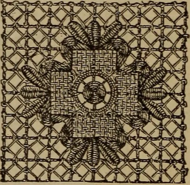 An illustration from Artistic embroidery : containing practical instructions in the ornamental branches of needlework, 1880, leaf 127