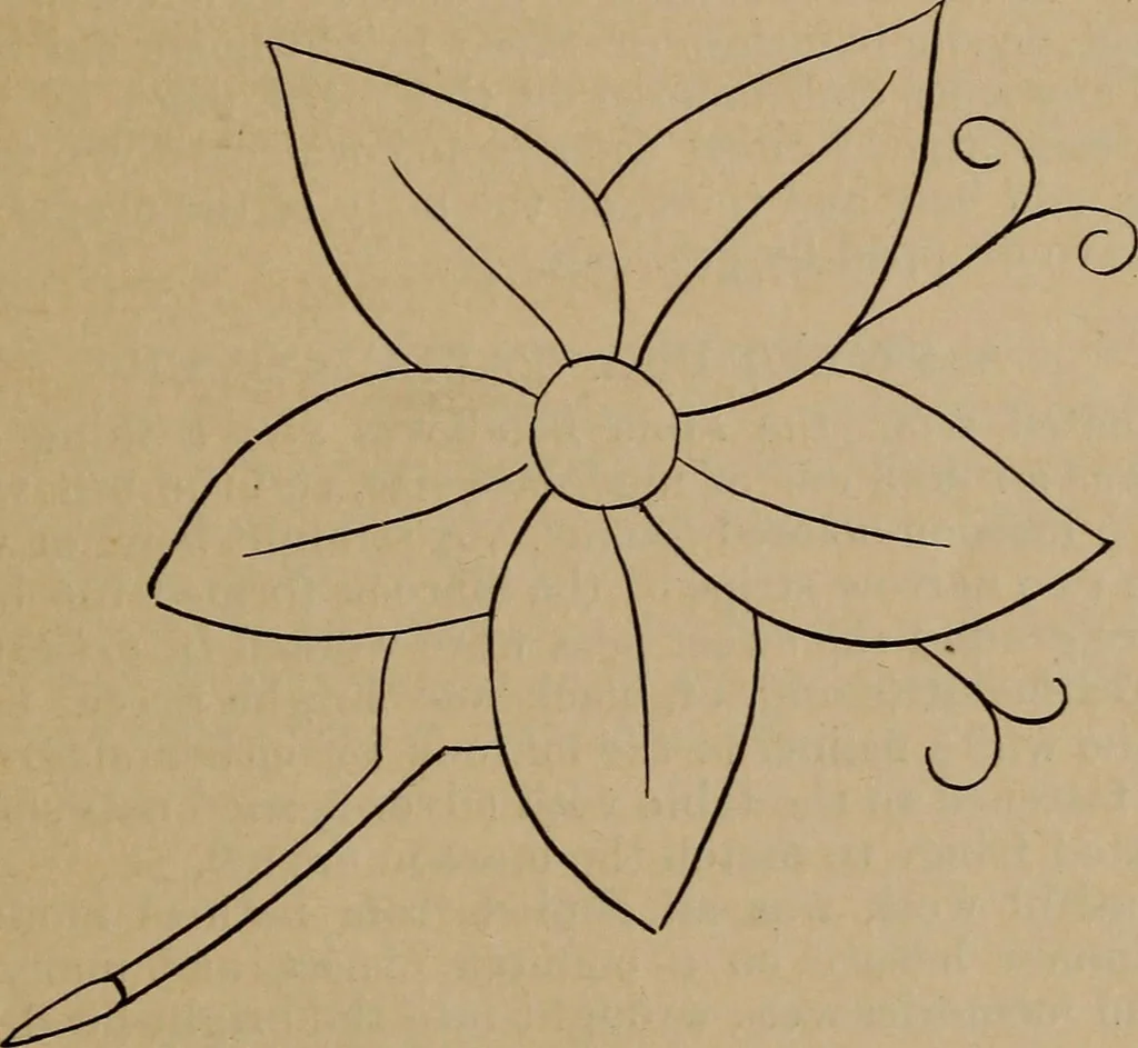 An illustration from Artistic embroidery : containing practical instructions in the ornamental branches of needlework, 1880, leaf 18
