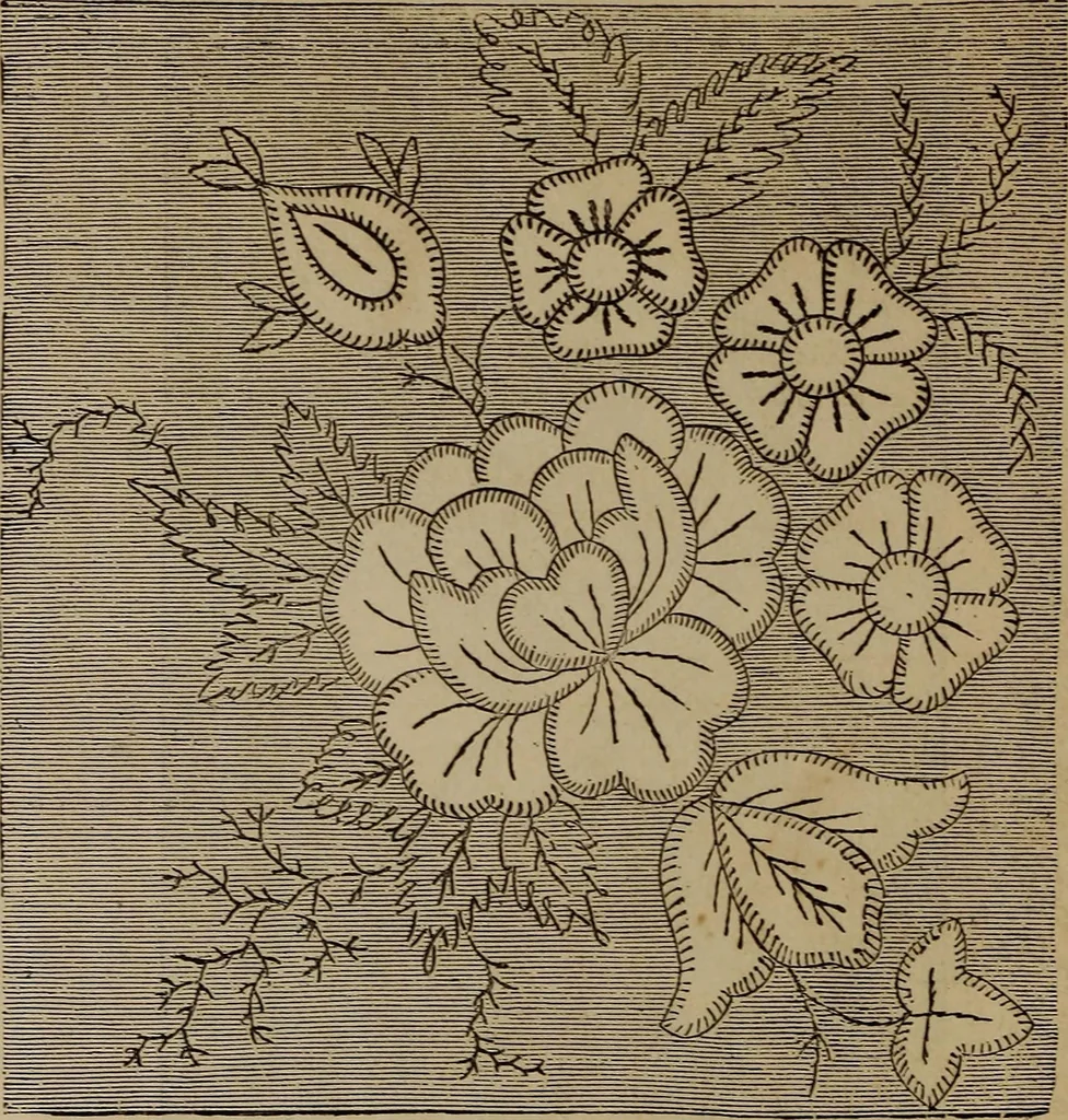 An illustration from Artistic embroidery : containing practical instructions in the ornamental branches of needlework, 1880, leaf 31