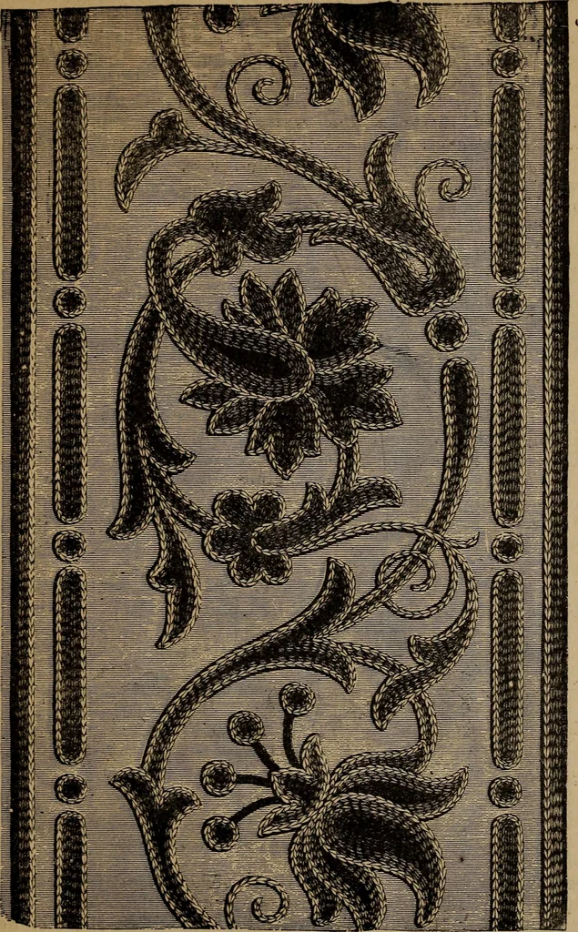An illustration from Artistic embroidery : containing practical instructions in the ornamental branches of needlework, 1880, leaf 34