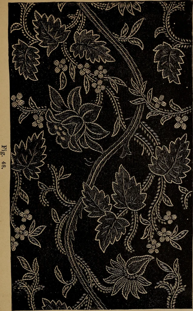 An illustration from Artistic embroidery : containing practical instructions in the ornamental branches of needlework, 1880, leaf 66