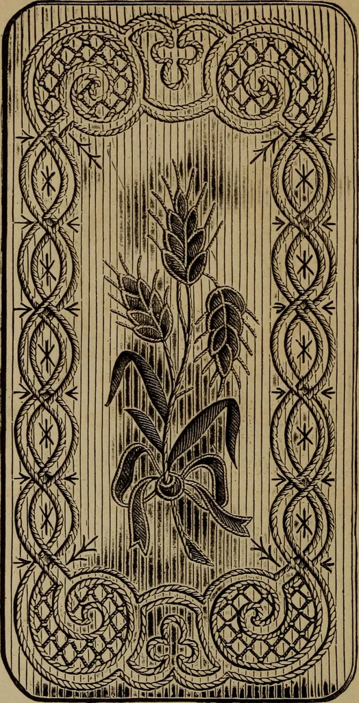An illustration from Artistic embroidery : containing practical instructions in the ornamental branches of needlework, 1880, leaf 67