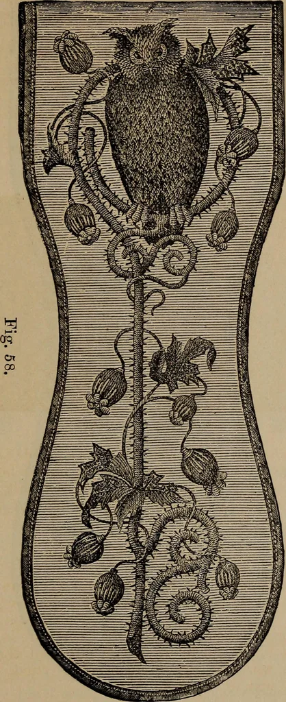 An illustration from Artistic embroidery : containing practical instructions in the ornamental branches of needlework, 1880, leaf 78