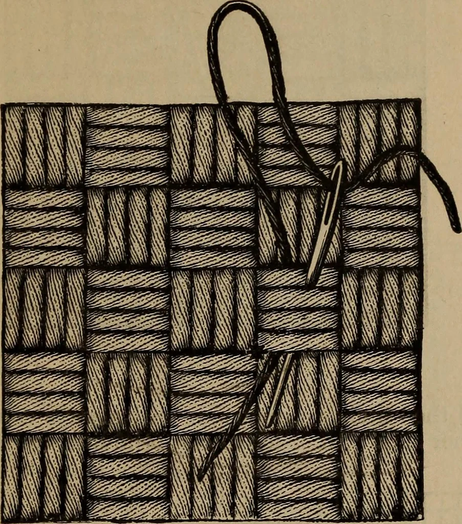 An illustration from Artistic embroidery : containing practical instructions in the ornamental branches of needlework, 1880, leaf 92