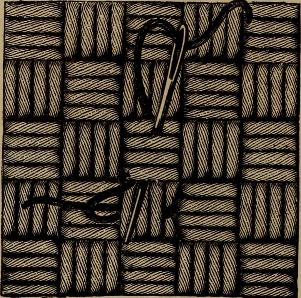 An illustration from Artistic embroidery : containing practical instructions in the ornamental branches of needlework, 1880, leaf 93