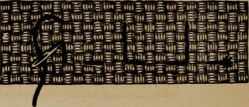 An illustration from Artistic embroidery : containing practical instructions in the ornamental branches of needlework, 1880, leaf 97