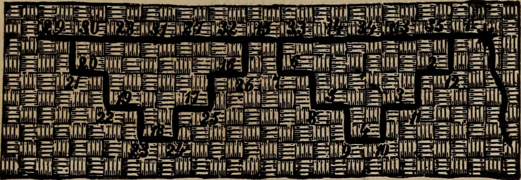 An illustration from Artistic embroidery : containing practical instructions in the ornamental branches of needlework, 1880, leaf 98