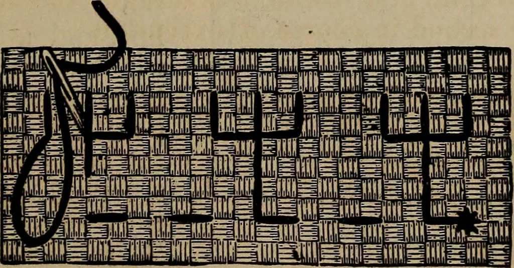 An illustration from Artistic embroidery : containing practical instructions in the ornamental branches of needlework, 1880, leaf 98