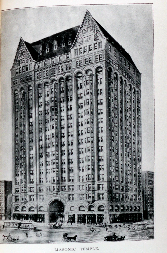An illustration from The artistic guide to Chicago and the World's Columbian Exposition. Illustrated, 1891, leaf 132