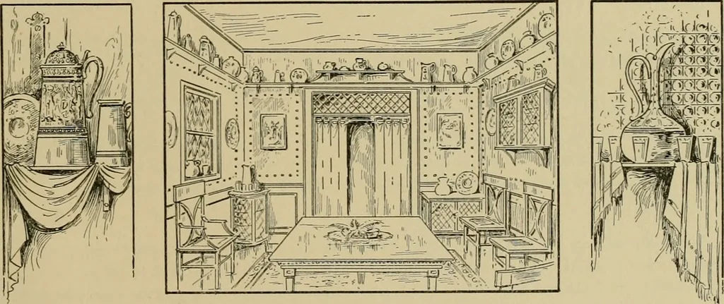 An illustration from artistic home : a perusal of which will give the modern housewife a hundred different ideas for the beautification of the home; every illustration a new thought, The, 1903, leaf 12