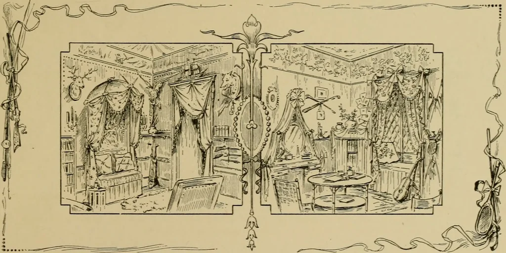 An illustration from artistic home : a perusal of which will give the modern housewife a hundred different ideas for the beautification of the home; every illustration a new thought, The, 1903, leaf 32