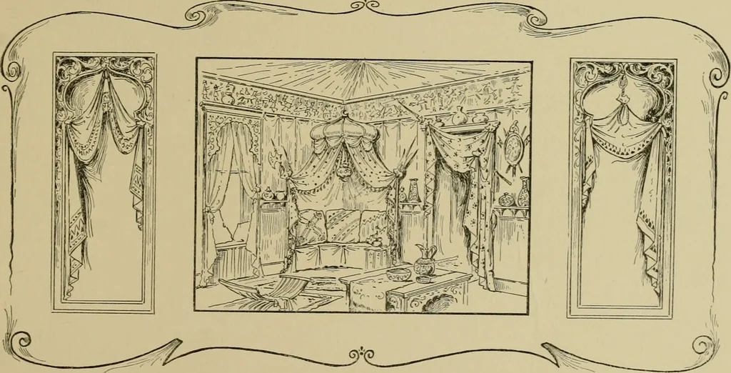 An illustration from artistic home : a perusal of which will give the modern housewife a hundred different ideas for the beautification of the home; every illustration a new thought, The, 1903, leaf 34