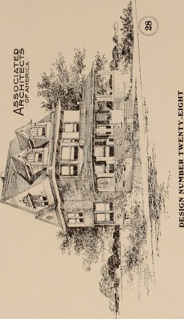 An illustration from Artistic modern homes : book number two., 1902, leaf 10