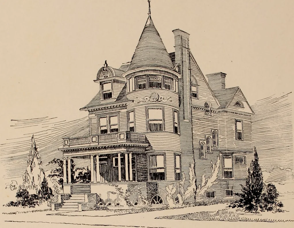 An illustration from Artistic modern homes : book number two., 1902, leaf 11