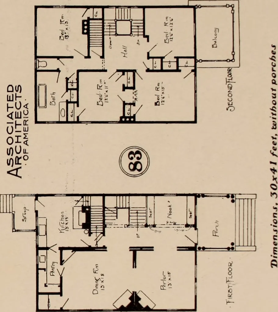 An illustration from Artistic modern homes : book number two., 1902, leaf 12