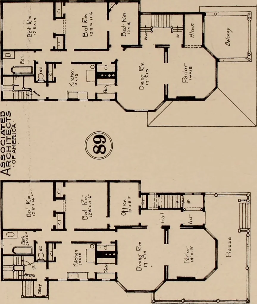 An illustration from Artistic modern homes : book number two., 1902, leaf 13