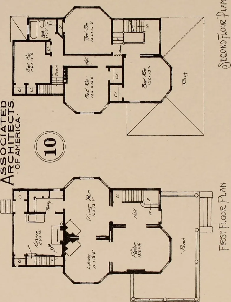 An illustration from Artistic modern homes : book number two., 1902, leaf 17