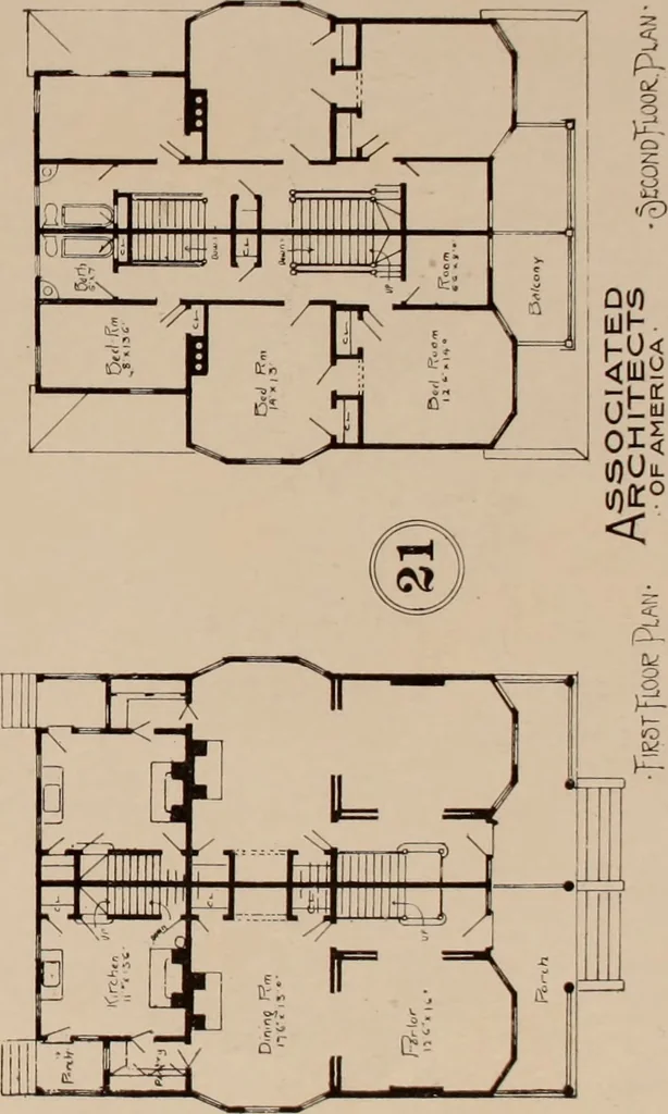 An illustration from Artistic modern homes : book number two., 1902, leaf 20