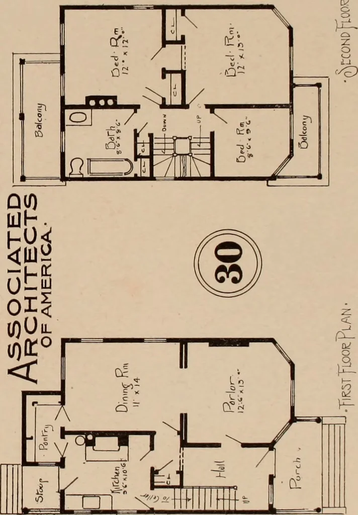 An illustration from Artistic modern homes : book number two., 1902, leaf 21