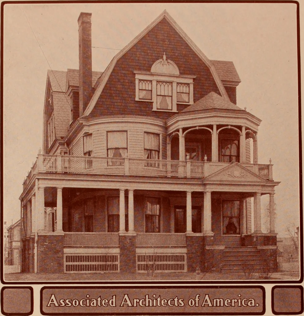 An illustration from Artistic modern homes : book number two., 1902, leaf 22
