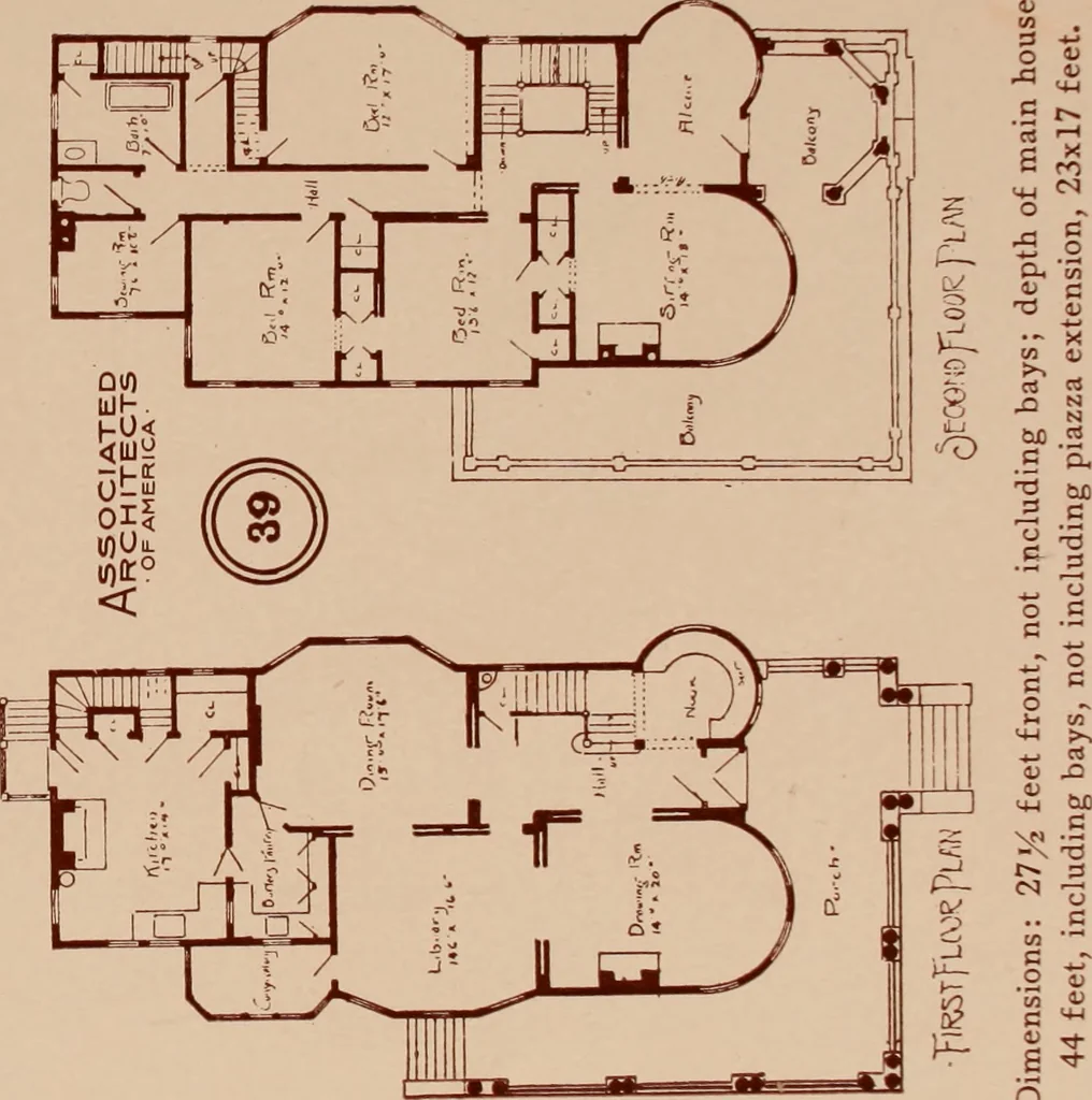 An illustration from Artistic modern homes : book number two., 1902, leaf 22