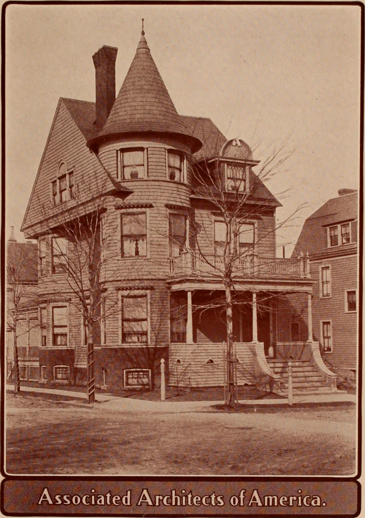 An illustration from Artistic modern homes : book number two., 1902, leaf 23
