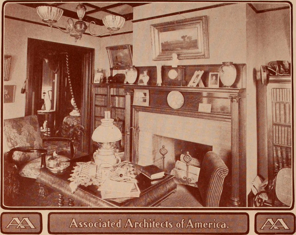 An illustration from Artistic modern homes : book number two., 1902, leaf 24