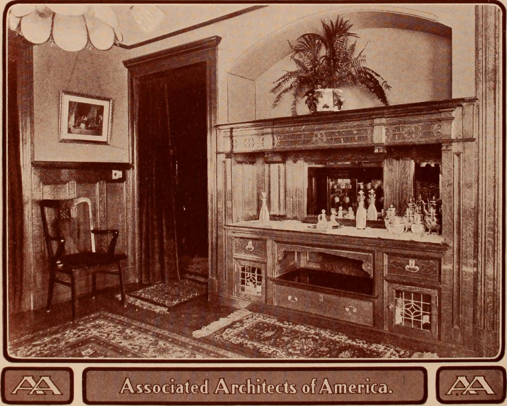 An illustration from Artistic modern homes : book number two., 1902, leaf 24