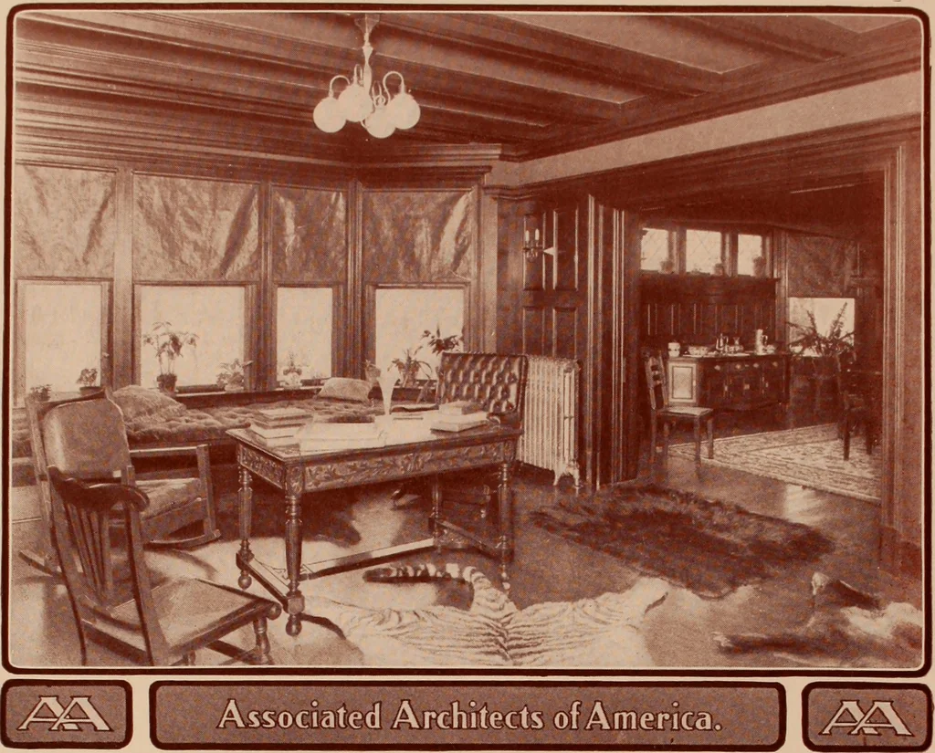 An illustration from Artistic modern homes : book number two., 1902, leaf 28